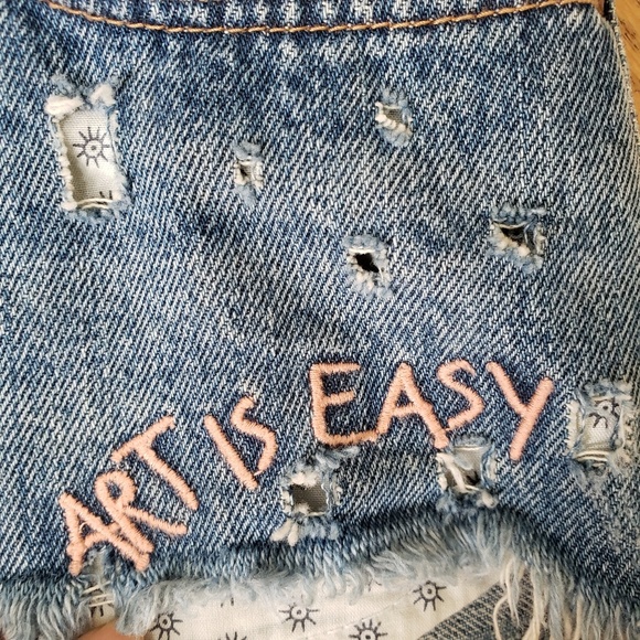 Zara Trafaluc Denim Cutoffs Shorts - Picture 7 of 7